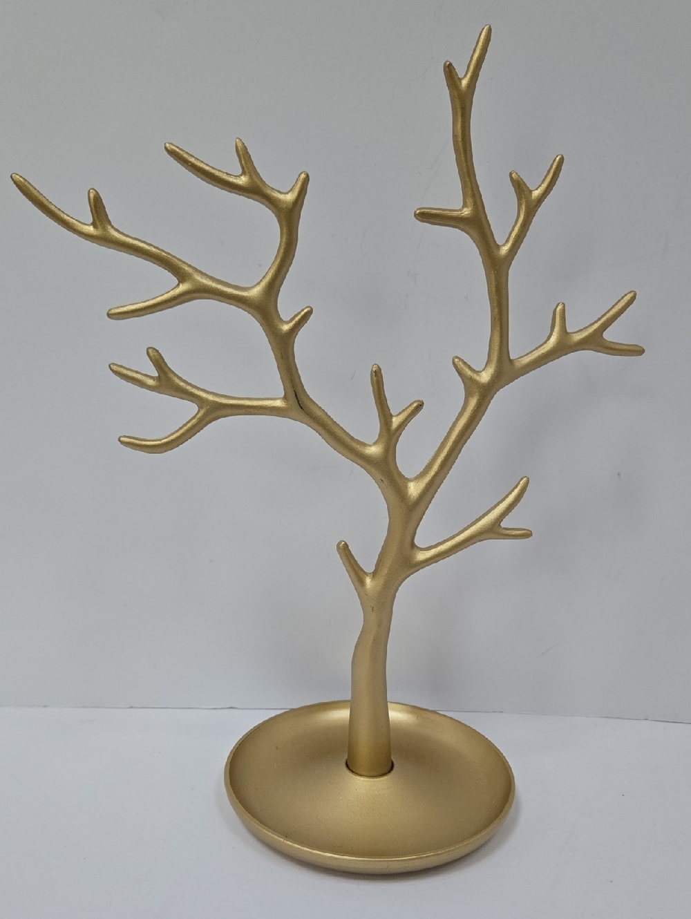 Gold Tree Branch Jewelry  Holder Concave Dish Base